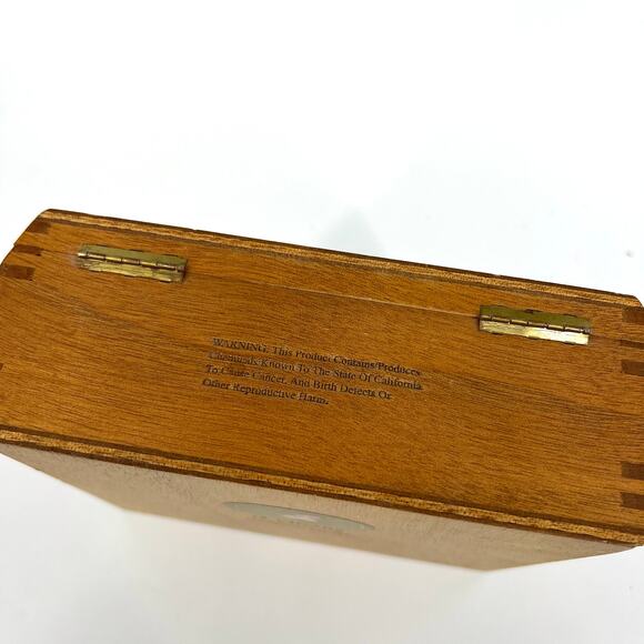 Vintage OCASO Carved Wood Cigar Box - Picture 3 of 8